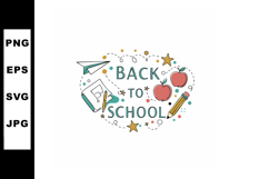 Back to school education concept with apples pencil and pape Product Image 1