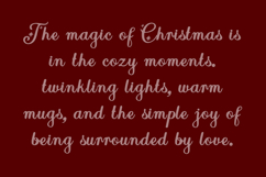 YULETIDE SCRIPT CHRISTMAS Cursive Font Product Image 3