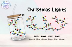 Colorful Christmas Lights | 16oz Product Image 1