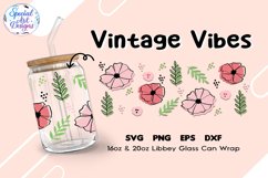 Vintage Vibes | Can Glass Svg 16oz | 20oz Product Image 1