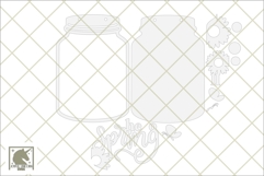 Hello Spring Mason Jar Sign SVG | Spring Floral Mason Jar Product Image 2