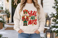 Y'all Are Nuts PNG, Funny Christmas PNG Product Image 3