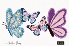 Faux Yarn Butterfly Clipart | Spring PNG Product Image 1