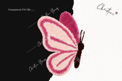 Faux Yarn Butterfly Clipart | Spring PNG Product Image 2