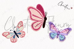 Faux Yarn Butterfly Clipart | Spring PNG Product Image 3