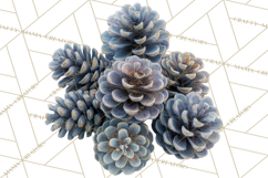 Cozy Yarn Christmas Clipart PNG, Holiday Craft Clip Art Product Image 4