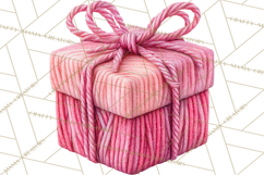 Cozy Yarn Christmas Clipart PNG, Holiday Craft Clip Art Product Image 4