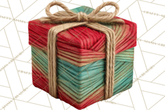 Cozy Yarn Christmas Clipart PNG, Holiday Craft Clip Art Product Image 3