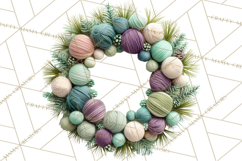 Cozy Yarn Christmas Clipart PNG, Holiday Craft Clip Art Product Image 4