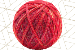 Cozy Yarn Christmas Clipart PNG, Holiday Craft Clip Art Product Image 3