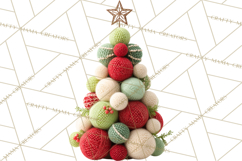 Cozy Yarn Christmas Clipart PNG, Holiday Craft Clip Art Product Image 4
