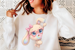 Yarn Crochet Easter Bunny PNG, Bunny PNG Product Image 4