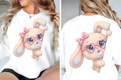 Yarn Crochet Easter Bunny PNG, Bunny PNG Product Image 5