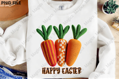 Yarn Crochet Easter Carrot PNG Product Image 3