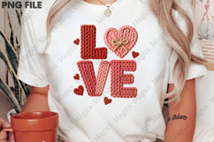 Yarn Crochet Love Valentines Day PNG Product Image 2
