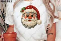 Yarn Crochet Santa Christmas PNG Product Image 2
