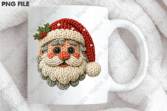 Yarn Crochet Santa Christmas PNG Product Image 3