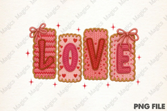 Yarn Crochet Valentines Clipart Product Image 1