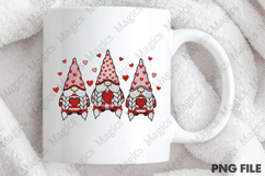 Yarn Crochet Valentines Gnome Png Product Image 4