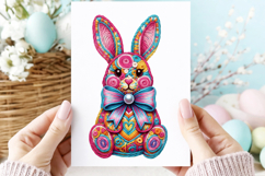 Yarn Easter Bunny Png Product Image 2