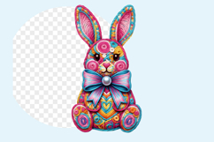 Yarn Easter Bunny Png Product Image 1