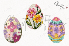 Faux Yarn Easter Egg Clipart | Easter PNG Product Image 3