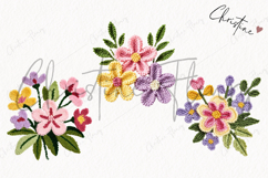 Faux Yarn Flower Clipart | Spring PNG Product Image 3