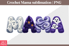 Spooky Crochet Mama Sublimation Yarn Halloween Mama Ghosts Product Image 1