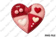 Yarn Valentine Png Valentines Heart Png Product Image 1