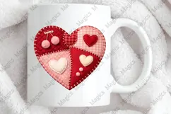 Yarn Valentine Png Valentines Heart Png Product Image 3