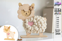 Yarn Wrapped Animals Laser Cut | Yarn Craft | Sensory Toys Product Image 1