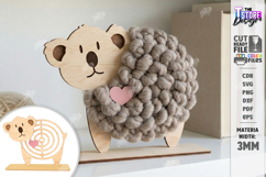 Yarn Wrapped Animals Laser Cut | Yarn Craft | Sensory Toys Product Image 1