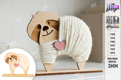 Yarn Wrapped Animals Laser Cut | Yarn Craft | Sensory Toys Product Image 1