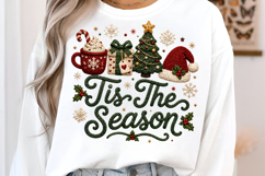 Yarn Crochet Tis the Season Christmas Png Product Image 2
