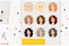 Tumbler epoxy crafter girl character clipart, Yasmin LVC85 Product Image 3