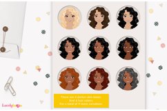 Tumbler epoxy crafter girl character clipart, Yasmin LVC85 Product Image 2