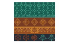 Ethnic ornamental geometric pattern vector with tribal motif Product Image 1