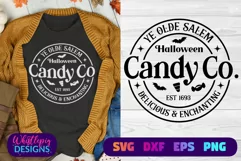 Salem Candy Company SVG Salem SVG Halloween SVG Vintage SVG Product Image 1