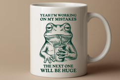 Funny Frog SVG Sarcastic Meme Quote Shirt Cut File Product Image 2