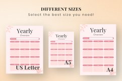 Yearly Overview Printable Planner | A4 And A5 | US Letter Product Image 2