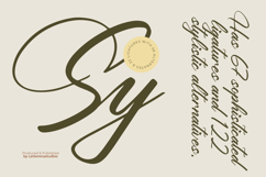 Yeliska Dasmithe Stylish Calligraphy Font Product Image 6
