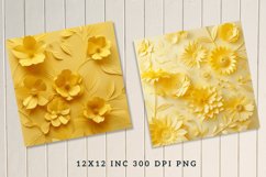 Yellow Flowers Seamless Digital Paper Bundle Product Image 5