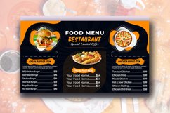 Digital Food Menu Design Template Product Image 2