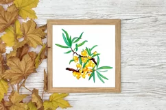 Set of 3 Watercolor Fall Prints | Autumn Leaves | Wall Art Product Image 3
