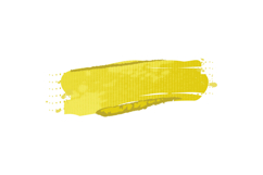 Yellow brush stroke abstract element art Product Image 1