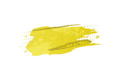 Yellow brush stroke abstract element decoration Product Image 1