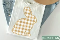 Easter Bunny PNG | Floral Bunny PNG | Easter Sublimation Product Image 1
