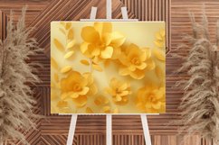 Yellow Flowers Seamless Digital Paper Bundle Product Image 4