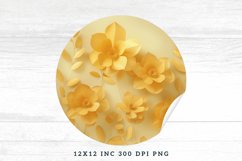 Yellow Flowers Seamless Digital Paper Bundle Product Image 8