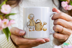 Yellow Gingham Bunny PNG Product Image 8